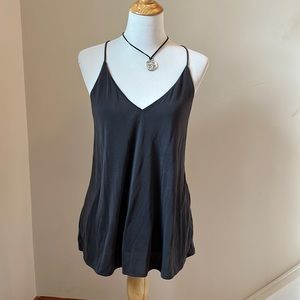 Loft Cami.. gray/blue cami. Size M